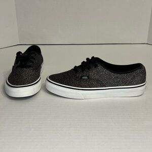 Vans‎  Glitter Rainbow Black sneakers Women’s Size 7.5